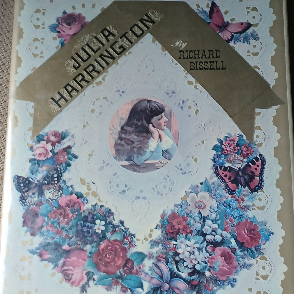 Winebago IOWA 1913  Julia Harrington Book with Floral and Butterfly Design